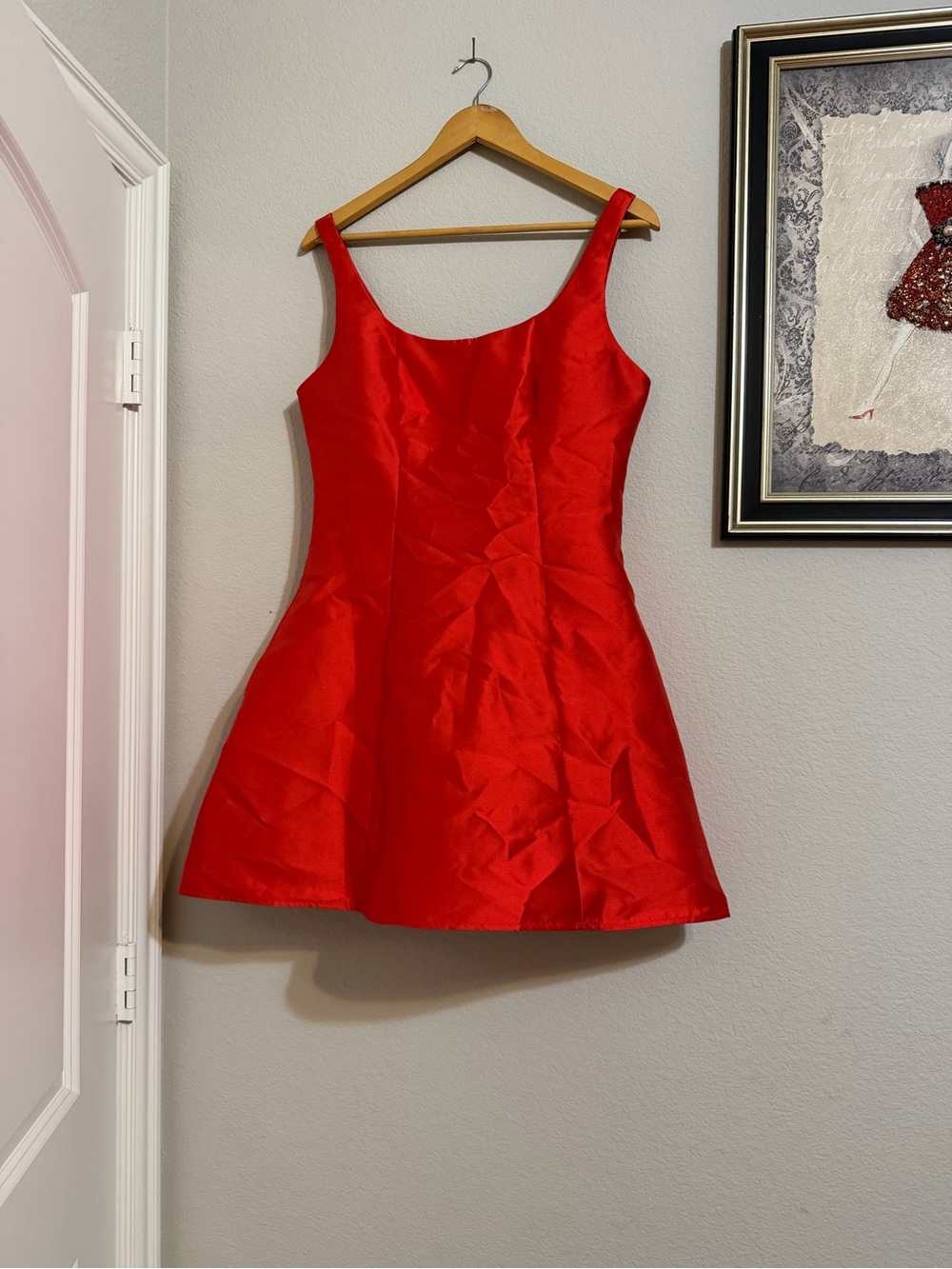 B Darlin Red Fit & Flare Party Dress – Size 11/12